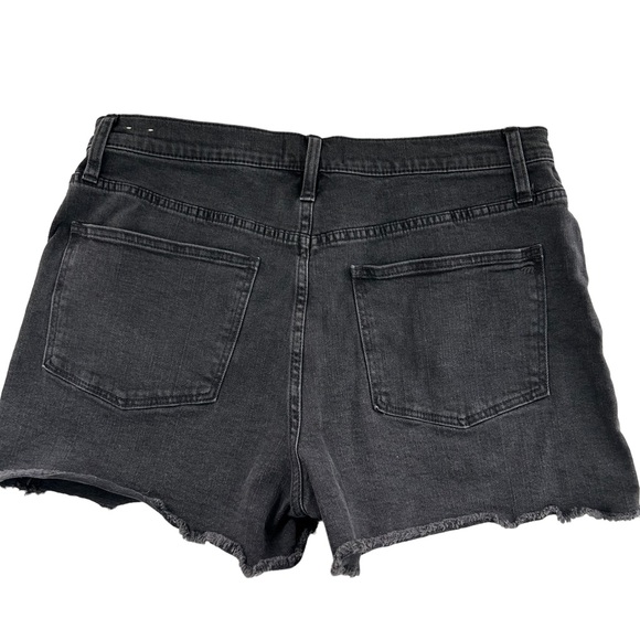 MADEWELL Black Denim High Rise Jean Shorts 31 - Picture 9 of 10
